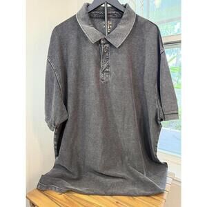 Red Head Polo Shirt Mens 3XL Gray Short Sleeve Point Collar Casual Classic